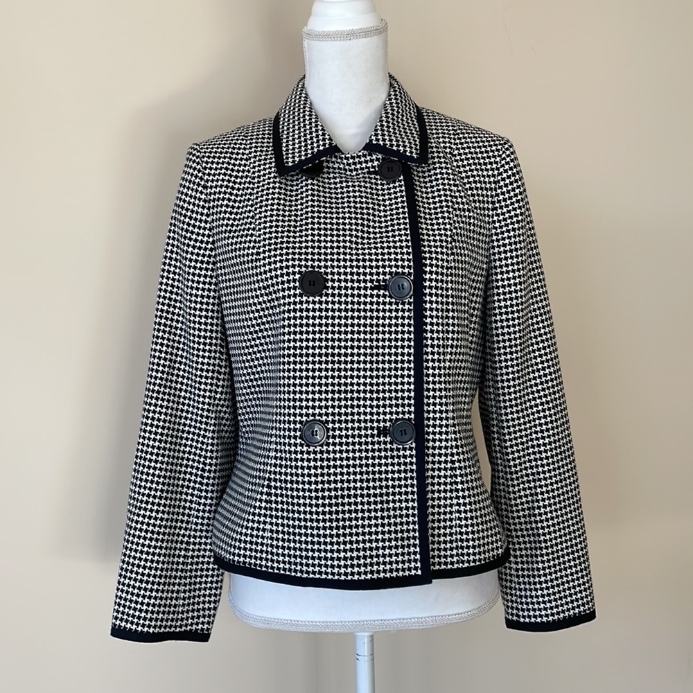 Talbots Houndstooth Jacket - image 1